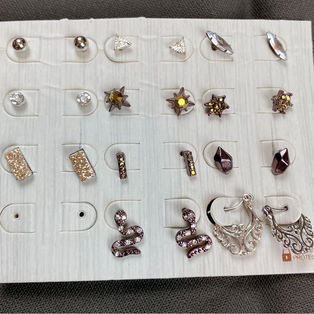 Topshop 11 Pair Earring Set